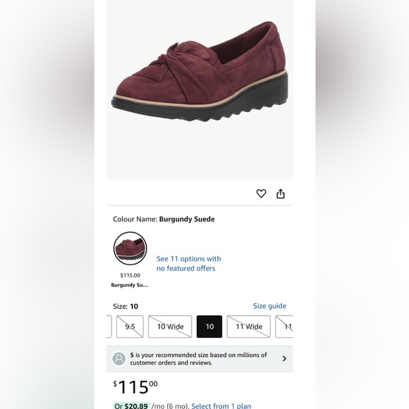 Clarks Womens Sharon Dasher Loafer sz 7 retail 115$ - Picture 10 of 10